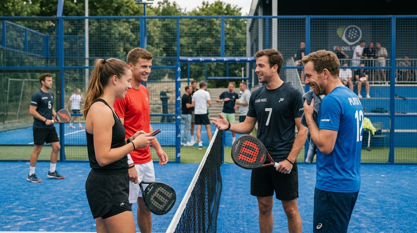 Comment trouver des partenaires de padel à son niveau