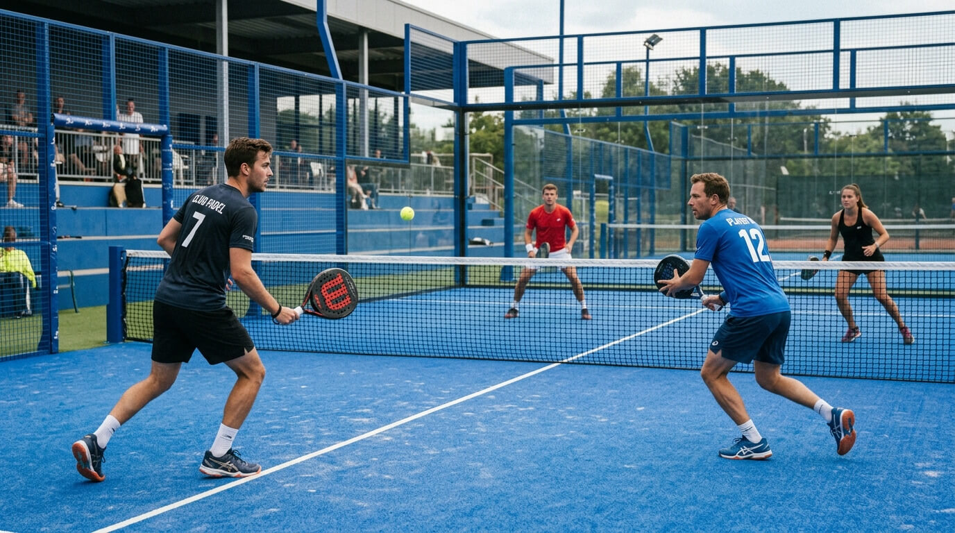 Tactique en double au padel : positions et schémas de jeu